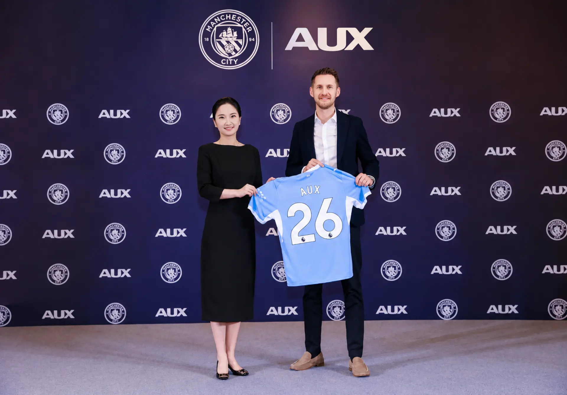 AUX Becomes Official Global Partner of Manchester City Football Club