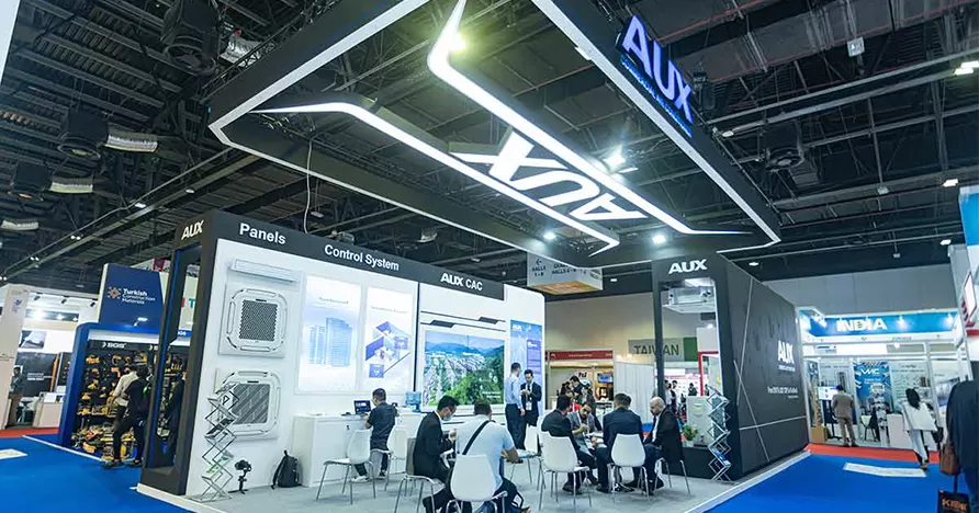 Technology Leads Intelligent Life. AUX CAC presents its new products at the Dubai big5 exhibition